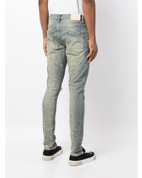 hellblaue enge Jeans von purple brand