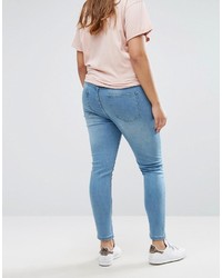 hellblaue enge Jeans von Koko