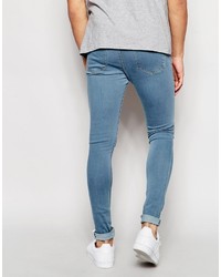 hellblaue enge Jeans von Reclaimed Vintage
