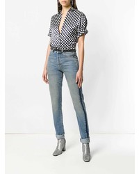 hellblaue enge Jeans von Saint Laurent