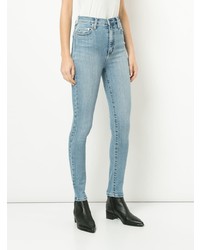 hellblaue enge Jeans von Nobody Denim