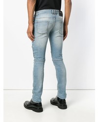 hellblaue enge Jeans von Balmain