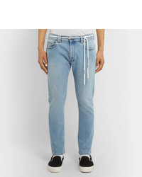 hellblaue enge Jeans von Off-White