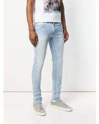 hellblaue enge Jeans von Versace Jeans