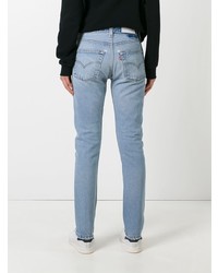 hellblaue enge Jeans von RE/DONE