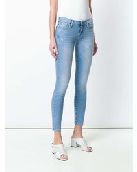 hellblaue enge Jeans von 7 For All Mankind