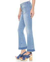 hellblaue enge Jeans von Stella McCartney