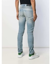 hellblaue enge Jeans von Balmain