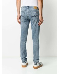 hellblaue enge Jeans von Nudie Jeans