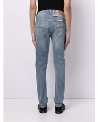 hellblaue enge Jeans von Nudie Jeans