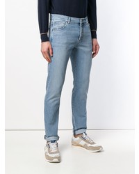 hellblaue enge Jeans von Brunello Cucinelli
