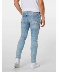 hellblaue enge Jeans von Superdry