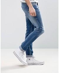 hellblaue enge Jeans von Diesel