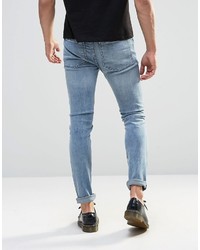 hellblaue enge Jeans von Cheap Monday