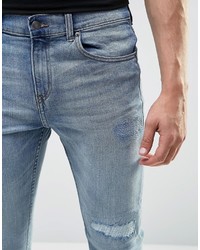 hellblaue enge Jeans von Cheap Monday