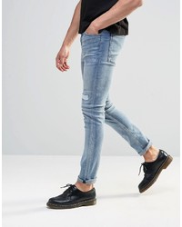 hellblaue enge Jeans von Cheap Monday