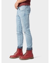 hellblaue enge Jeans von Tom Tailor Denim