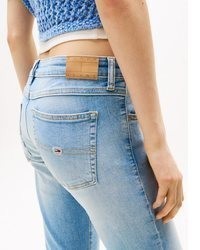 hellblaue enge Jeans von Tommy Jeans