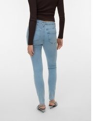 hellblaue enge Jeans von Vero Moda