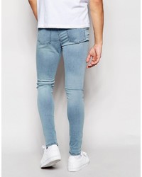 hellblaue enge Jeans von WÅVEN