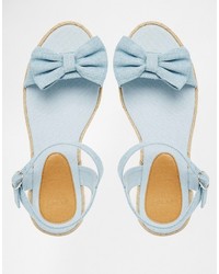 hellblaue Espadrilles von Asos