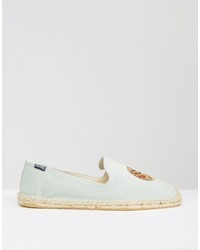 hellblaue Espadrilles von Soludos