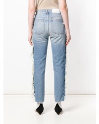 hellblaue Jeans mit Fransen von IRO