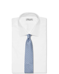 hellblaue gepunktete Krawatte von Favourbrook