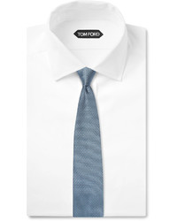 hellblaue gepunktete Krawatte von Tom Ford