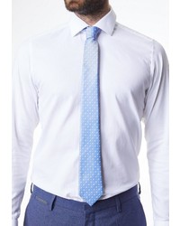 hellblaue gepunktete Krawatte von Pierre Cardin