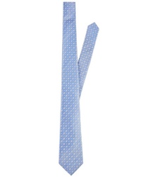 hellblaue gepunktete Krawatte von Pierre Cardin