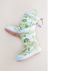 hellblaue Gummi Stiefel von NEXT