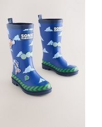 hellblaue Gummistiefel von next