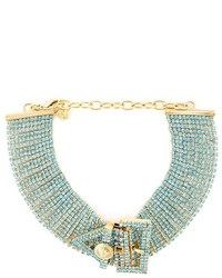 hellblaue Halskette von Versace