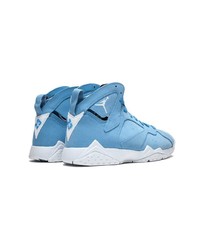 hellblaue hohe Sneakers aus Leder von Jordan