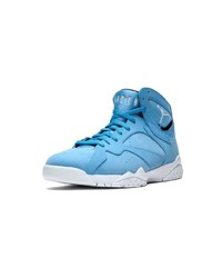 hellblaue hohe Sneakers aus Leder von Jordan