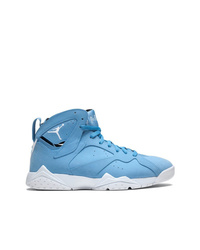 hellblaue hohe Sneakers aus Leder von Jordan