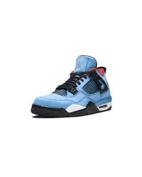 hellblaue hohe Sneakers aus Leder von Jordan