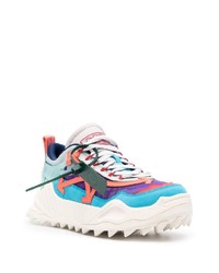 hellblaue hohe Sneakers aus Leder von Off-White