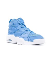 hellblaue hohe Sneakers von Nike