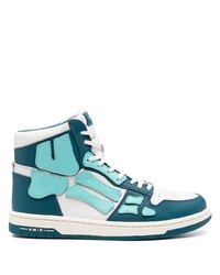 hellblaue hohe Sneakers von Amiri