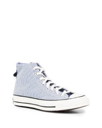 hellblaue hohe Sneakers von Converse