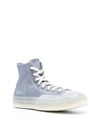 hellblaue hohe Sneakers von Converse