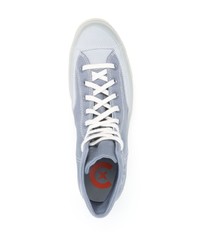 hellblaue hohe Sneakers von Converse