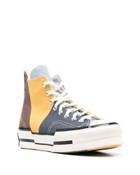 hellblaue hohe Sneakers von Converse