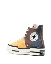 hellblaue hohe Sneakers von Converse