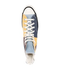 hellblaue hohe Sneakers von Converse