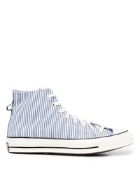 hellblaue hohe Sneakers von Converse