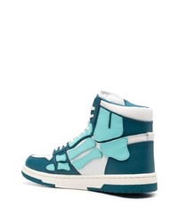 hellblaue hohe Sneakers von Amiri