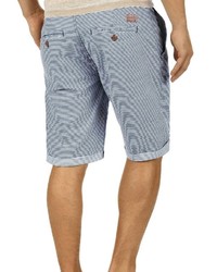 hellblaue horizontal gestreifte Shorts von BLEND